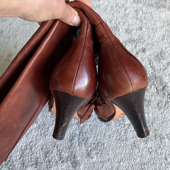 Cole Haan Nike Air Knee High Leather Boots - Picture 9 of 13